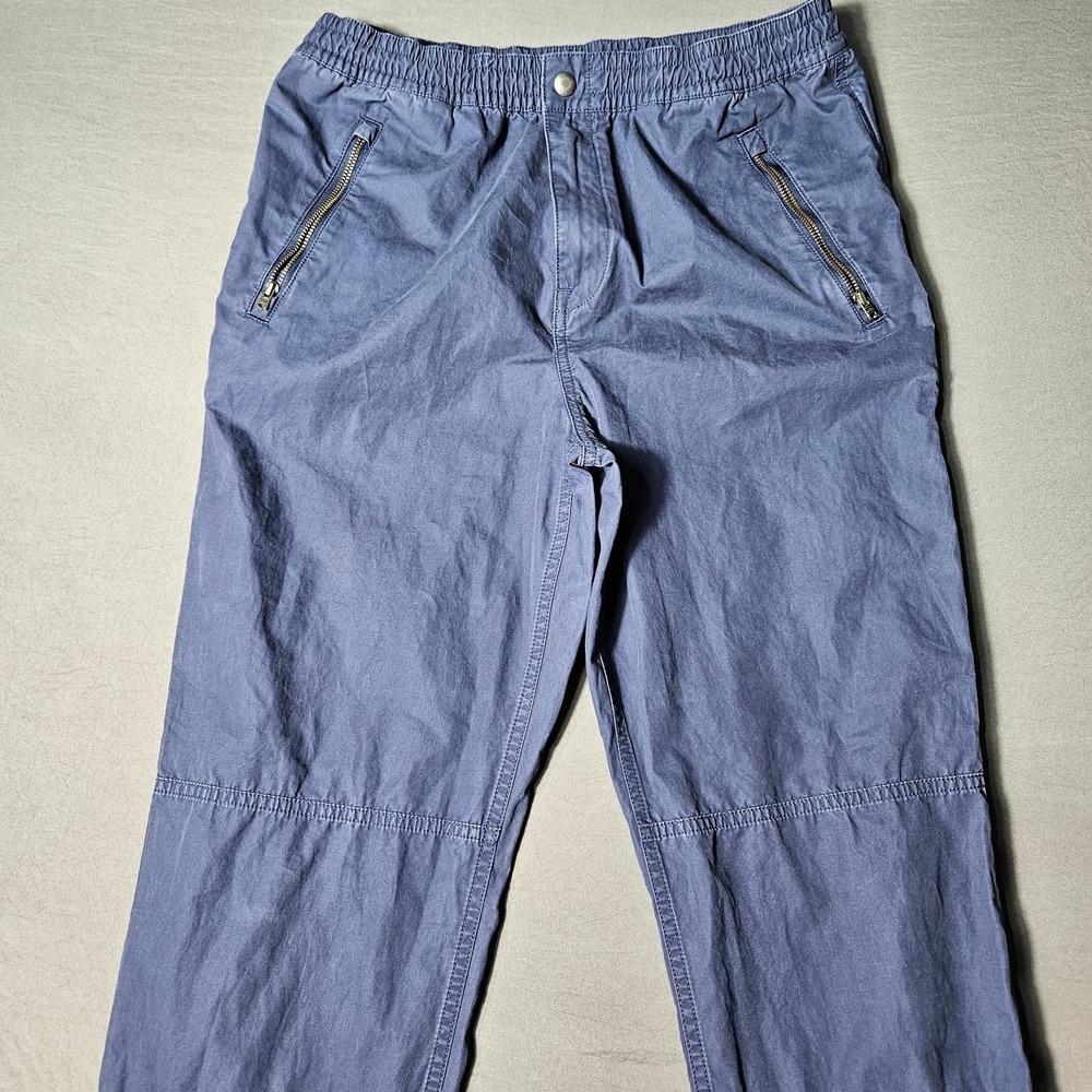 Polo Ralph Lauren Boys Jogger Pants XL 18-20 Navy Blue Zip Pockets Elastic Cuff